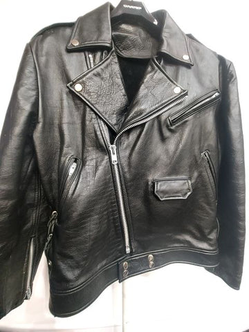 MACK'S LEATHERS Classic Riding Leather JACKET, SM