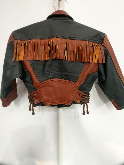 UNBRANDED Western Fringed Vegan Leather JACKET, 2