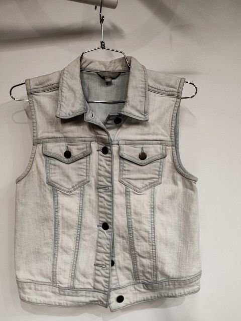 RUBBISH Trucker Denim VEST, MED