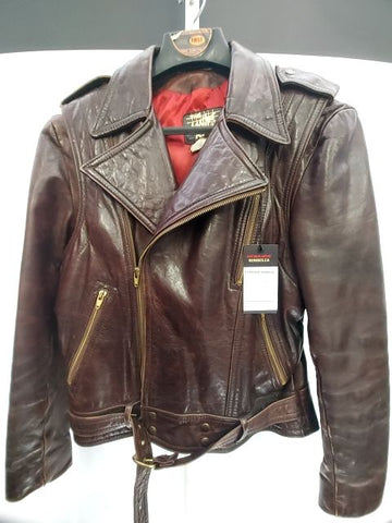 LEATHER RANCH Classic Riding Leather JACKET, SM