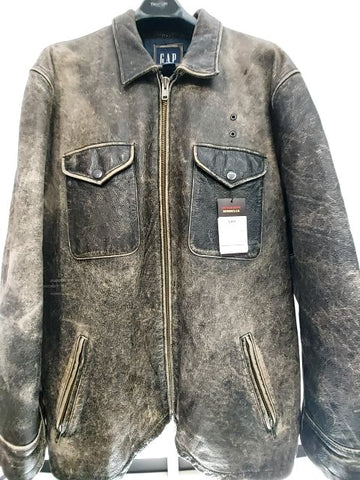 GAP Vintage Car Leather COAT, XXL