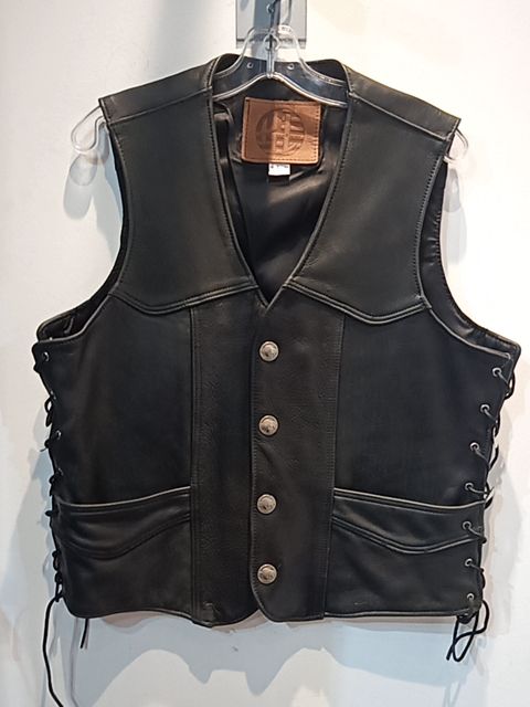 KERR Gambler Leather VEST, LRG