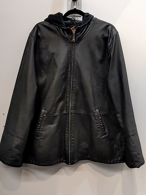 NUAGE COLLECTION Fashion Leather COAT, LRG