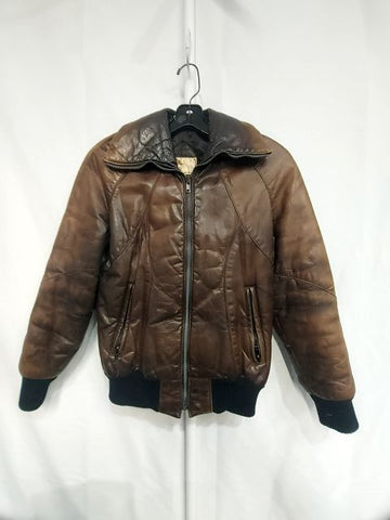 NETO Fashion Bomber Leather JACKET, XS
