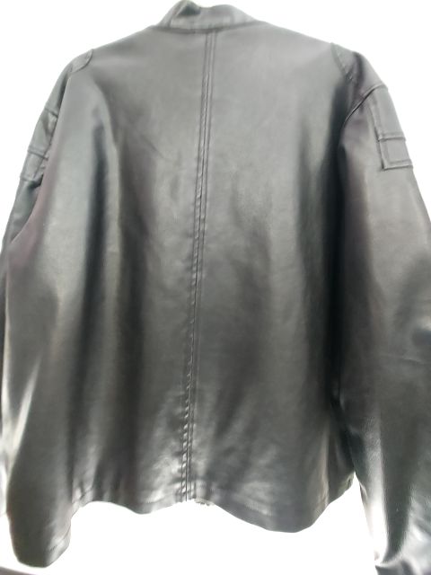 BRAVE SOUL Fashion Moto Vegan Leather JACKET, XXL