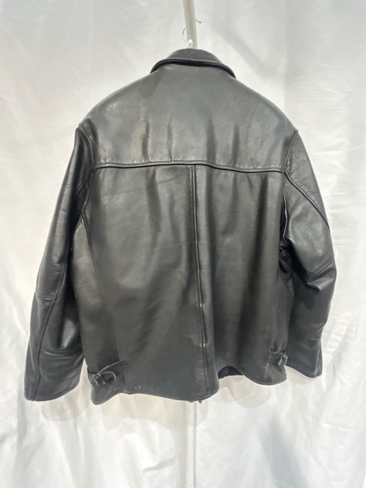 LONDON FOG Car Leather COAT, LRG