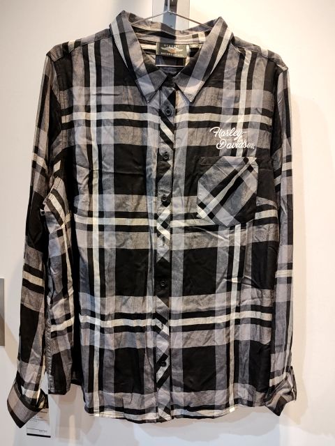 HARLEY DAVIDSON Plaid Textile SHIRT, XXL