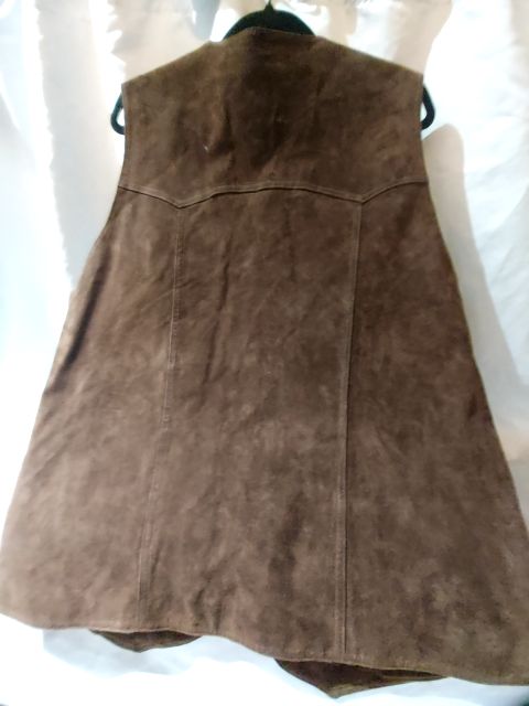 CRIPPLE CREEK Western Gambler Suede VEST, XXL