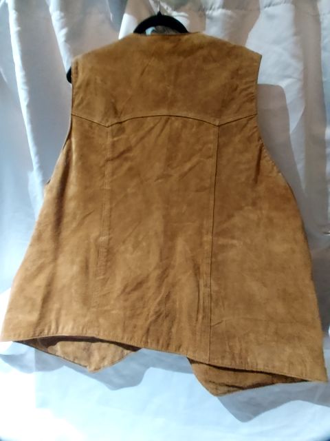 CRIPPLE CREEK Western Gambler Suede VEST, XXL