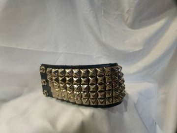 MACK'S LEATHERS Studded Wristband Leather ACCESSORY, 8.25