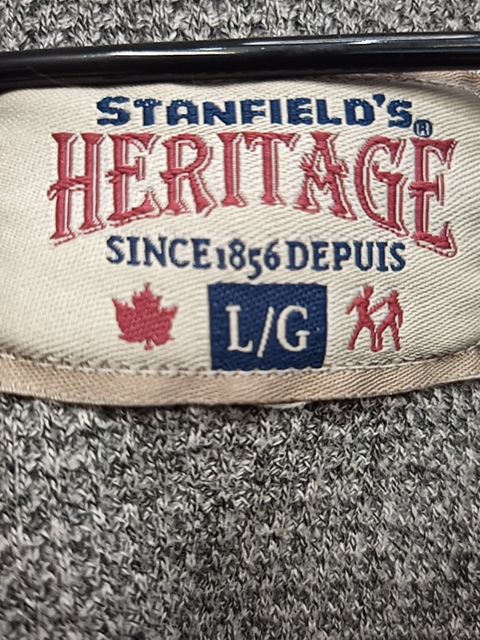 STANFIELD'S Henley Textile SHIRT, LRG
