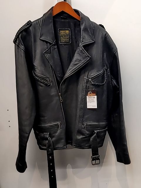 CABLE CAR Biker Classic+ Leather JACKET, LRG