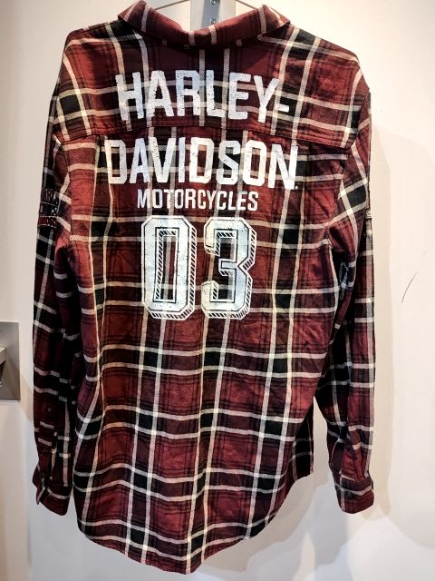 HARLEY DAVIDSON Plaid Textile SHIRT, LRG