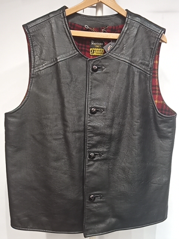 DR. MARTEN'S Gents Clothing Leather VEST, XL