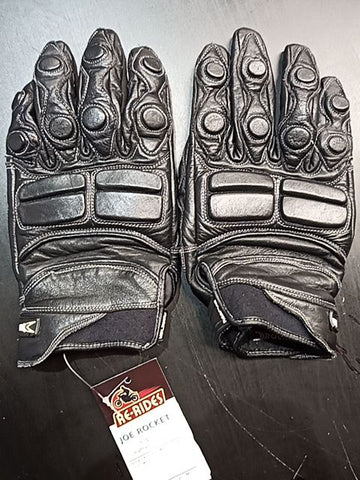 JOE ROCKET Riding Leather GLOVES, MED
