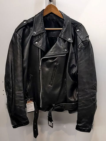 UNBRANDED Biker Classic Leather JACKET, XL