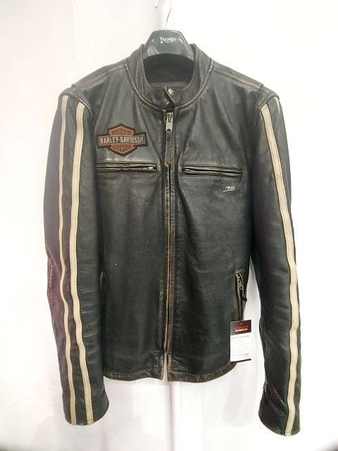 HARLEY DAVIDSON Riding Leather JACKET, MED