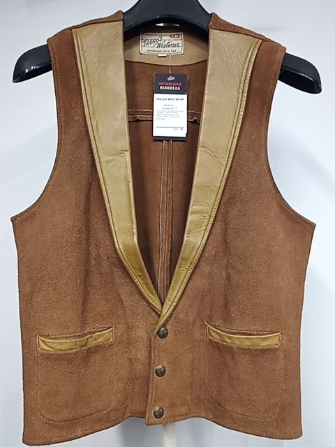 TREGOS WESTWEAR Western Suede VEST, SM