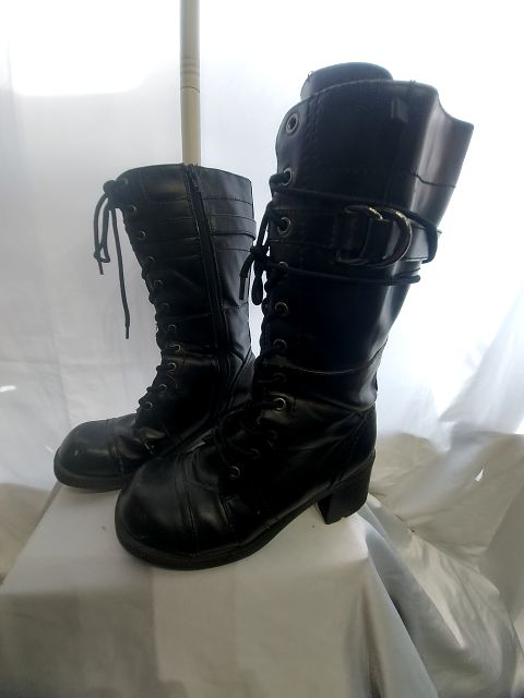 PATRICIA Cap Toe 11" Vegan Leather FOOTWEAR, 38.5