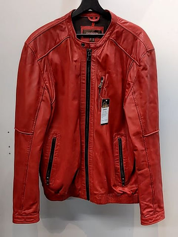 DANIER Fashion Moto Leather JACKET, XL