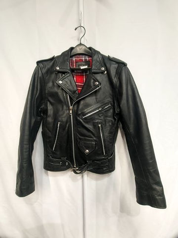 GOODBYE FOLK Biker Classic Leather JACKET, SM