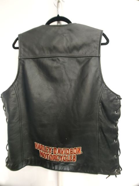 HARLEY DAVIDSON Riding Leather VEST, MED