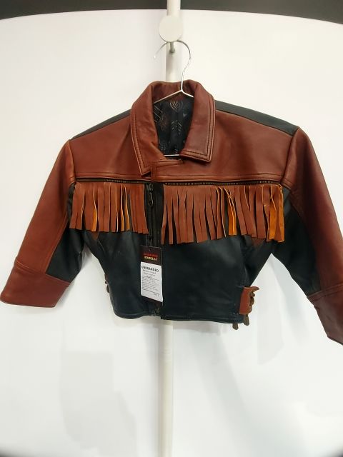 UNBRANDED Western Fringed Vegan Leather JACKET, 2