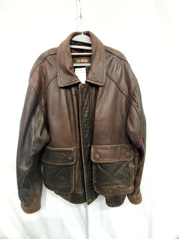 ADVENTURE PEGABO Vintage Bomber Leather JACKET, XXL