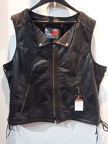 FIRST CLASSICS Riding Leather VEST, 5XL