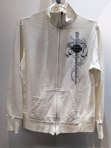 HARLEY DAVIDSON Zip Front Turtleneck Textile SHIRT, MED