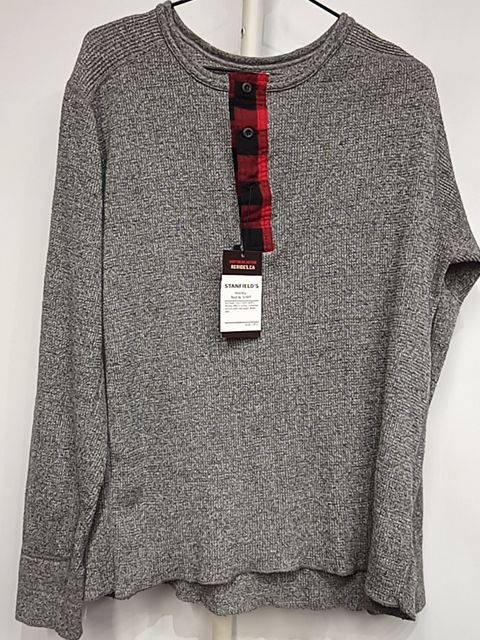 STANFIELD'S Henley Textile SHIRT, LRG