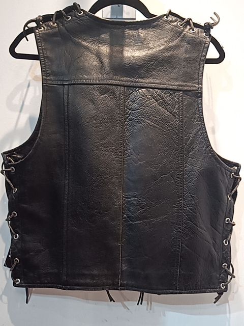 RABERG Bar Leather VEST, MED