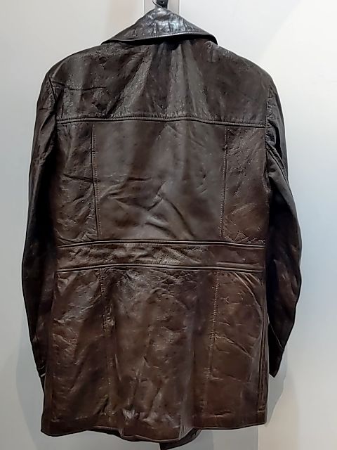 WOODWARD'S Short Trench Leather COAT, XS