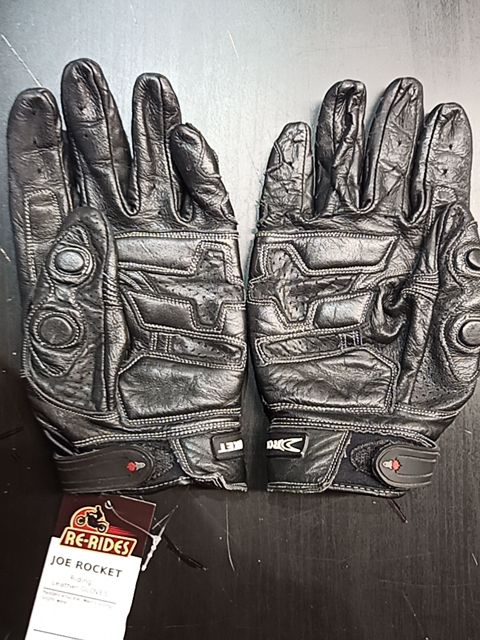 JOE ROCKET Riding Leather GLOVES, MED