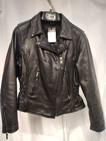 BIKERS DREAM APPAREL Riding Leather JACKET, MED