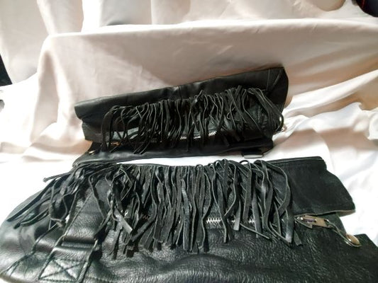 OPEN ROAD Half Chap / Boot Spats Leather ACCESSORY, SM/MD