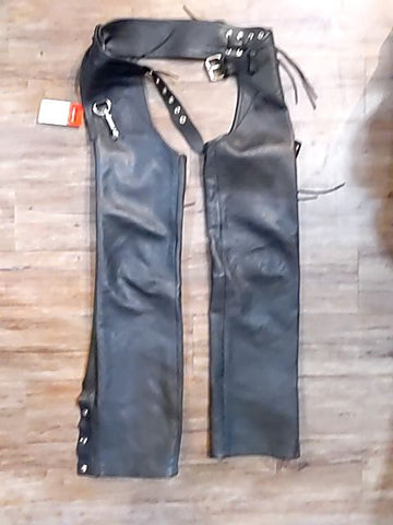 HOLLY LEATHERS Classic leather CHAPS, Thigh 18"