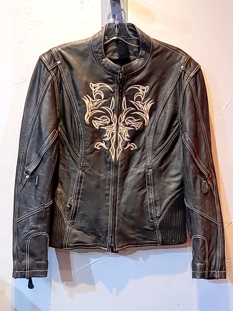MILWAUKEE Riding Leather JACKET, MED