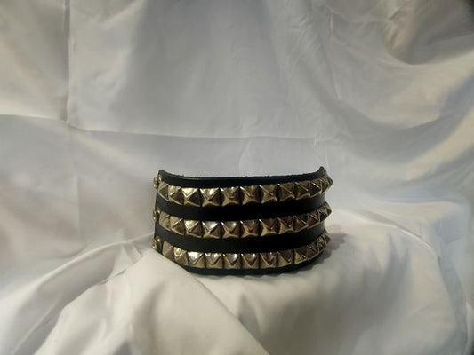 MACK'S LEATHERS Studded Wristband Leather ACCESSORY, 7.00