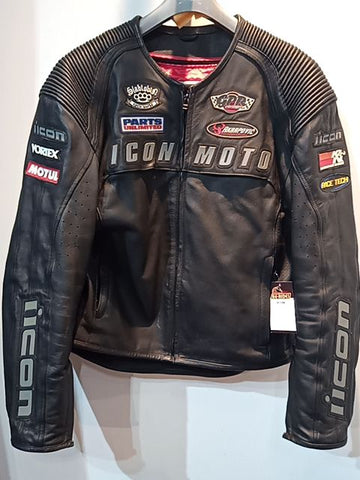 ICON Automag Hero Leather JACKET, XXL