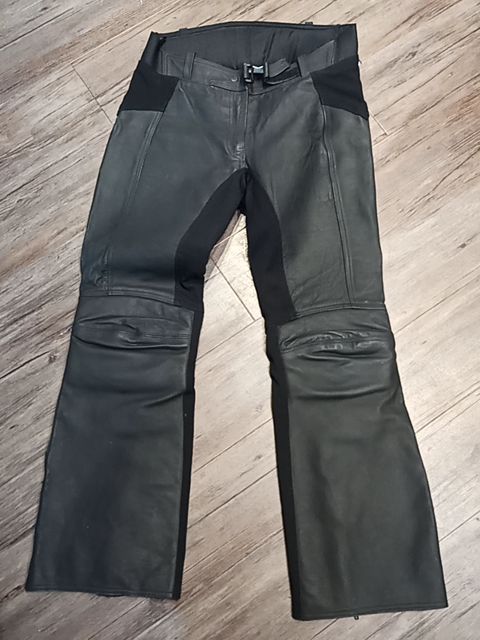 FRANK THOMAS Riding Mixed Material PANTS, 34