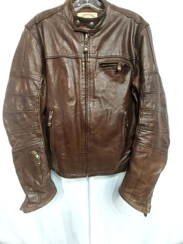 ROLAND SANDS DESIGN Café Racer Leather JACKET, MED