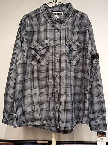 DIXXON Longsleeve Button Up Textile SHIRT, XXL