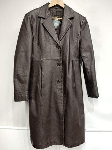 SPAGHETTI & CO Trench Leather COAT, MED