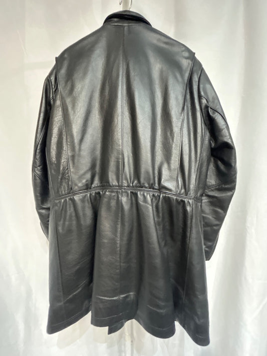 ORIGINAL LEATHER FACTORY Short Trench Leather COAT, 3XL