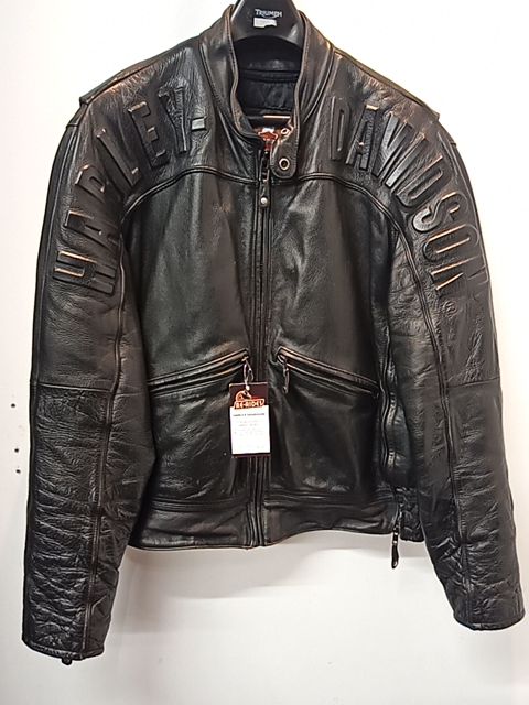 HARLEY DAVIDSON Riding Bomber Leather JACKET, XL