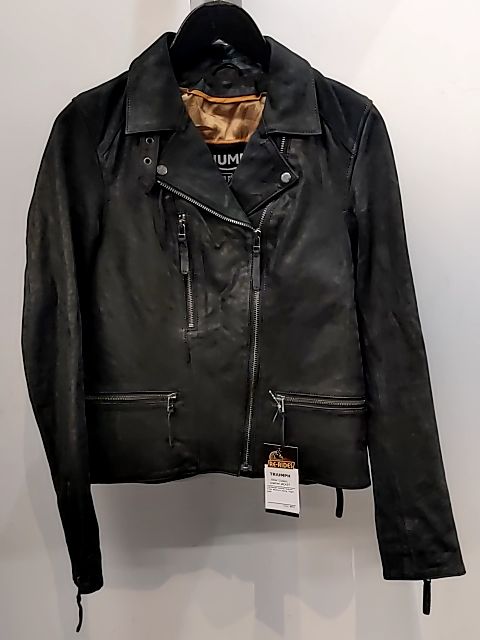 TRIUMPH Biker Classic Leather JACKET, MED