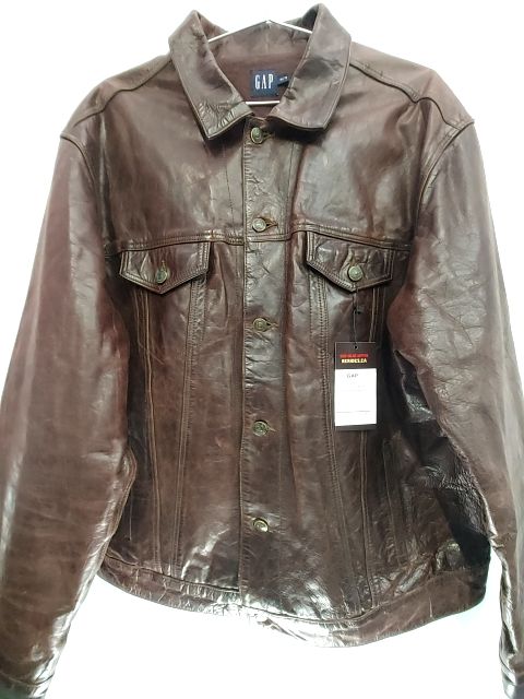 GAP Trucker Leather JACKET, XL