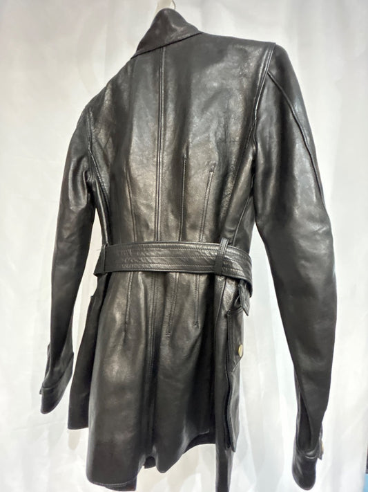 BANANA REPUBLIC Fashion Moto Leather JACKET, MED