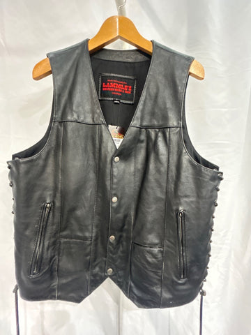 LAMMLE'S Riding Leather VEST, LRG